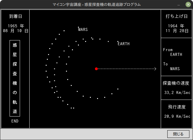 マリーナ４号火星への軌道